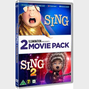 Syng 1-2 Filmene / Sing 1-2 - DVD - Film