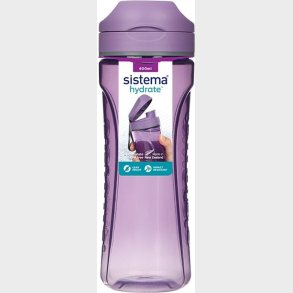 Sistema - Hydrate Tritan Swift Drikkedunk - 600 Ml - Lilla