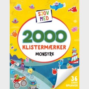 Sjov Med 2000 Klistermrker: Monstre