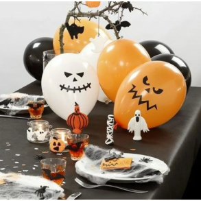 Creativ Company | Klistermrker - Halloween ansigter, 1 ark