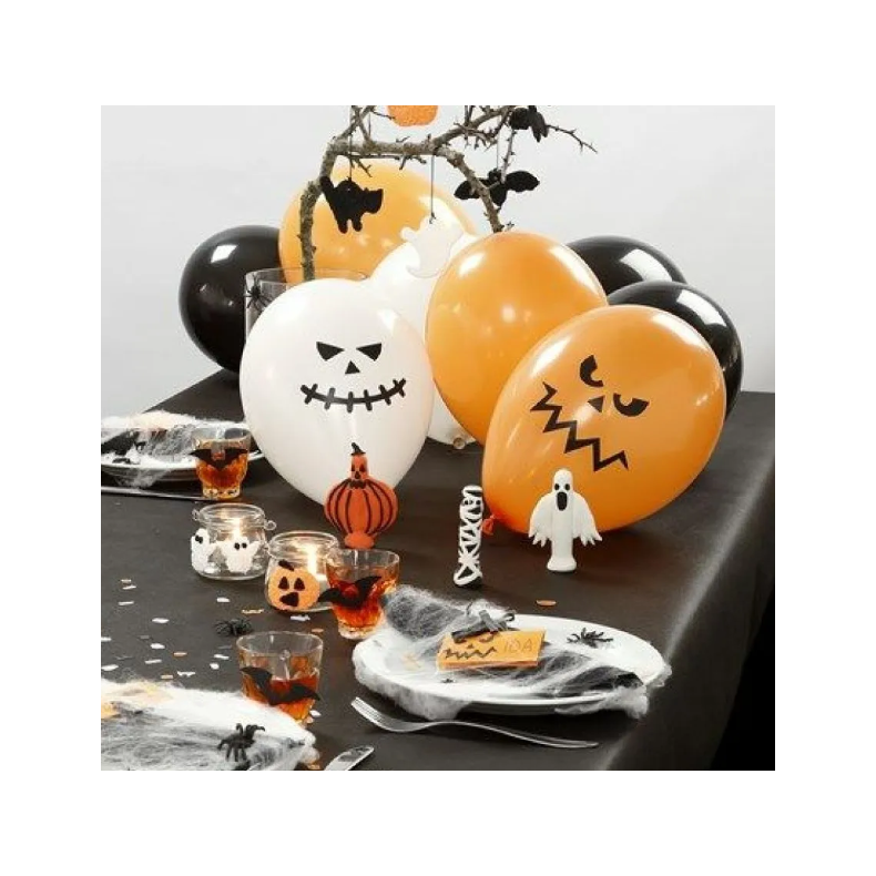 Creativ Company | Klistermrker - Halloween ansigter, 1 ark