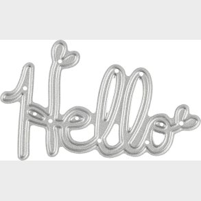 Skreskabelon - Hello - Str. 59x36 Mm