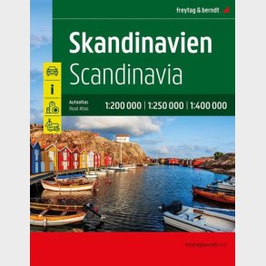 Freytag & Berndt - Skandinavien - Scandinavia Superatlas - English book
