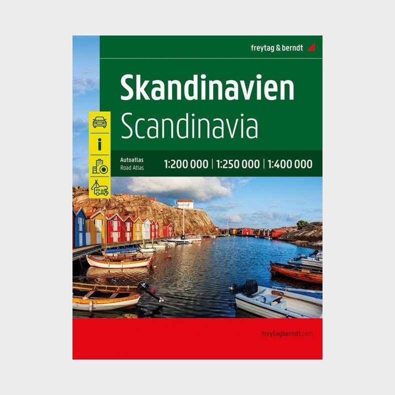Freytag & Berndt - Skandinavien - Scandinavia Superatlas - English book