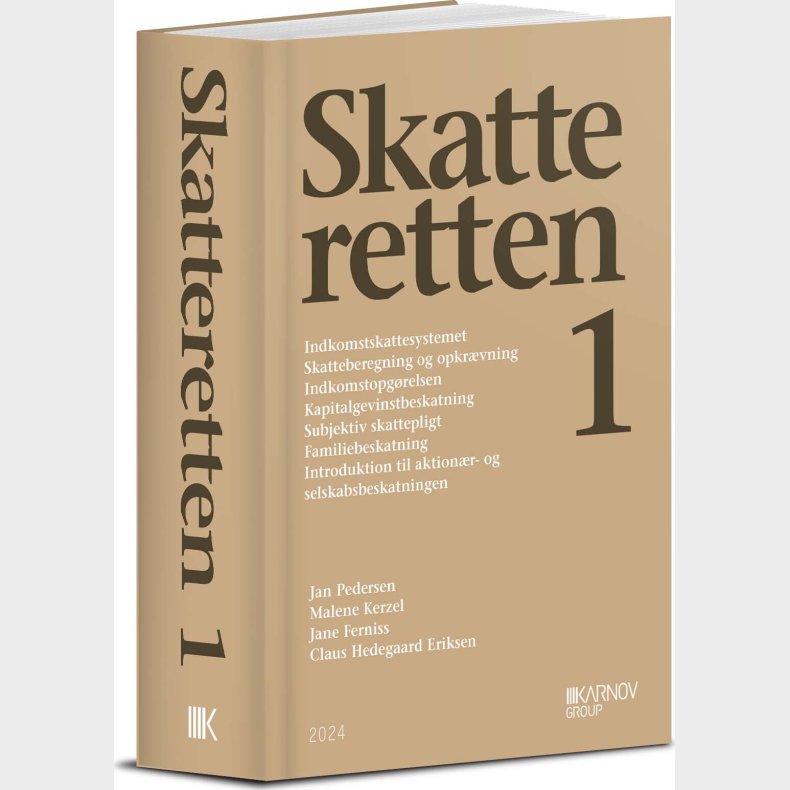 Skatteretten 1 - Jan Pedersen - Bog