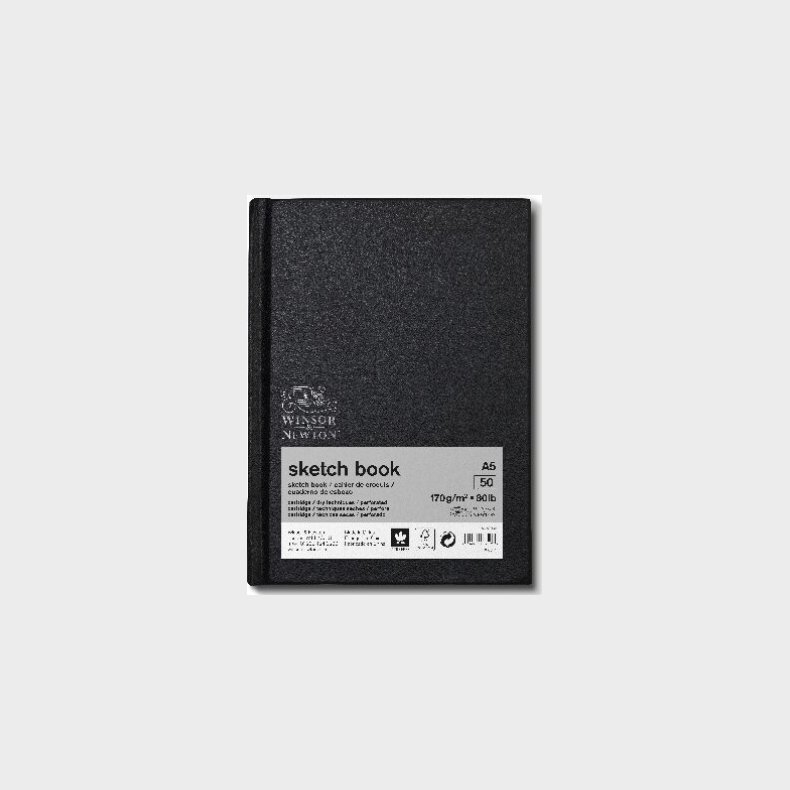 Winsor & Newton - Skitsebog - Sketchbook A5 170g - 50 Sider