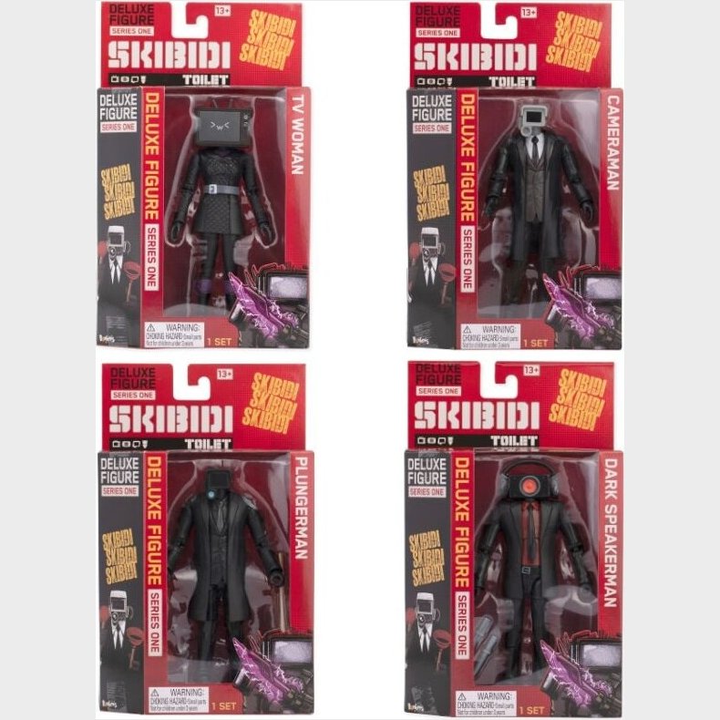 Skibidi Toilet - 15 Cm Deluxe Figure S2 Assorteret
