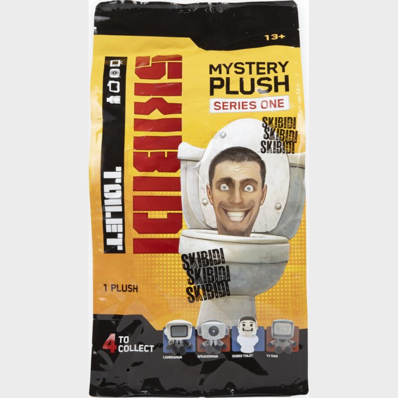 Skibidi Toilet - 28 Cm Mystery Plys