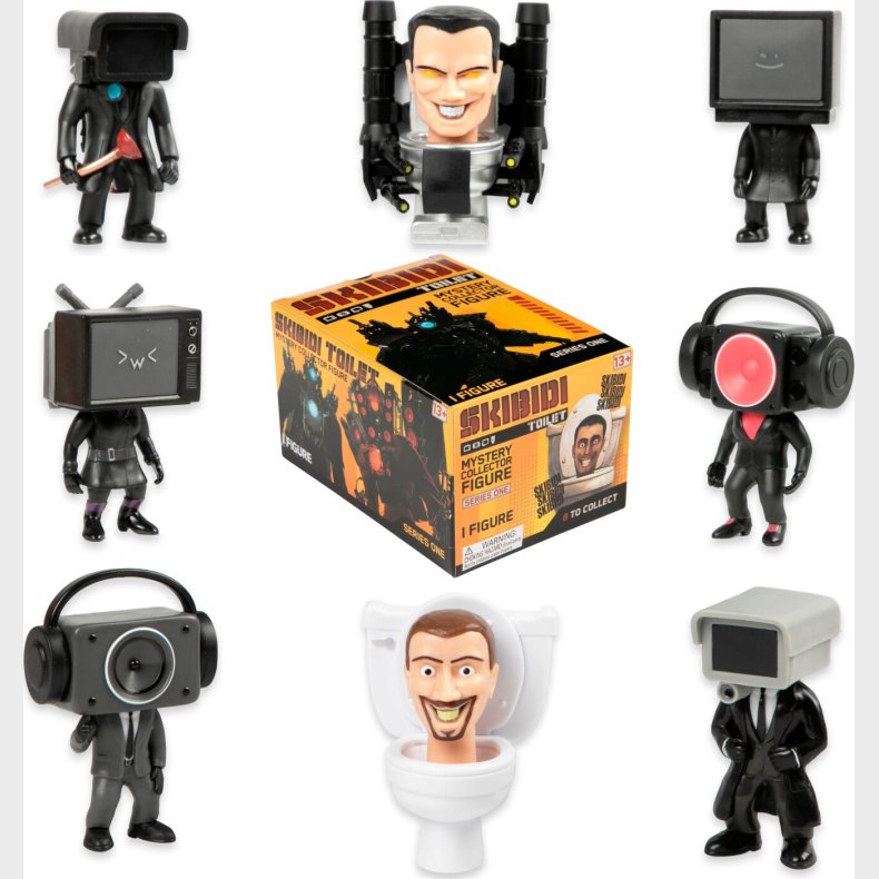 Skibidi Toilet - Mystery Figure Collection Series 2 Assorteret