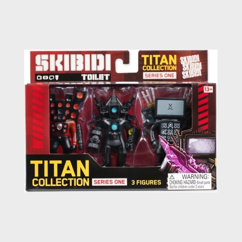 Skibidi - Toilet Titan 3 Pack - (13003)