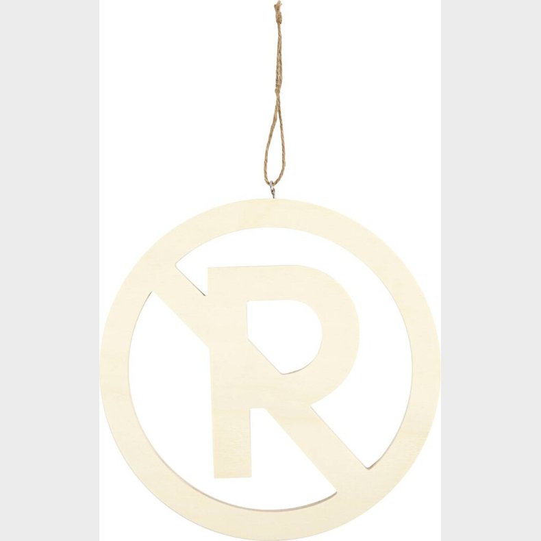 Skilt - Parkering Forbudt - Str. 21,3 Cm - Tykkelse 0,9 Cm - 1 Stk.