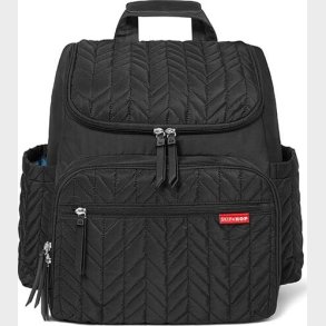 Skip Hop - Pusletaske Rygsk Med Pusleunderlag - Sort