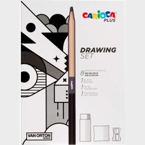 Carioca Plus - Drawing Set - Tegnest - 11 Dele