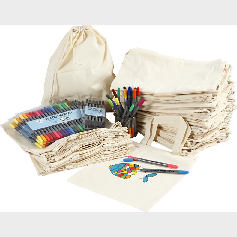 Skoposer Og Muleposer Med Tuscher Diy St - Uden Tryk