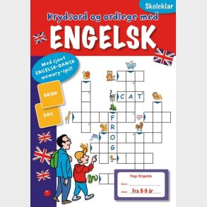 Skoleklar: Krydsord og ordlege med engelsk