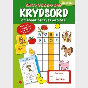 Forlaget Bolden | Skoleklar: Skriv og stav med krydsord