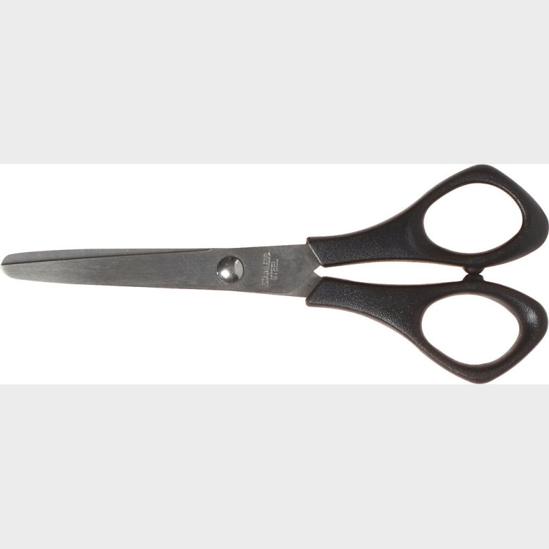 Skolesaks - L 14 Cm - Rund - H�jre