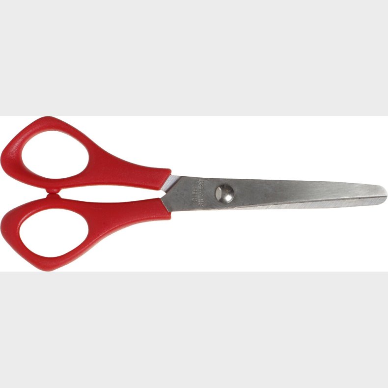 Skolesaks - L 14 Cm - Rund - Venstre