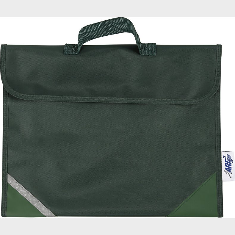 Skuldertaske Med Hndtag - 36x29x9 Cm - Grn