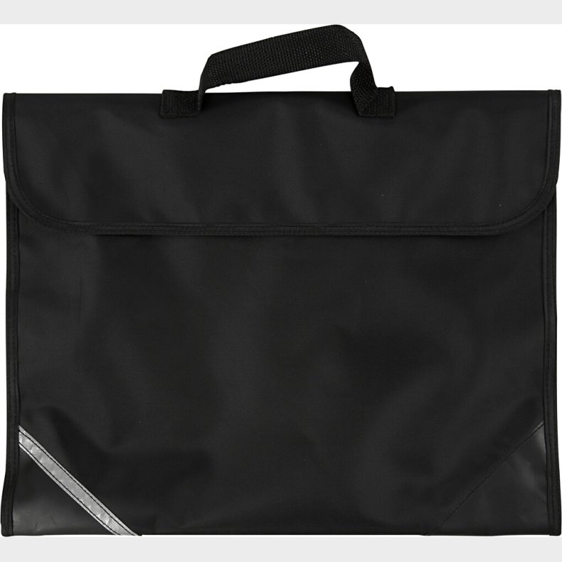 Taske Til Skole - Sort - Vandtt - 36x29 Cm - Sort - 1 Stk.