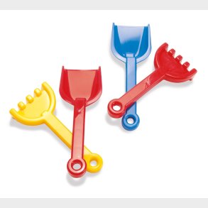 Dantoy | Skovl & rive 24 cm. (ass. farver)