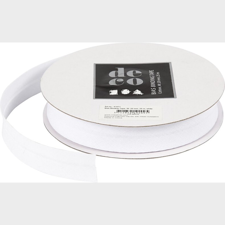 Skrbnd - B 20 Mm - Hvid - 25 M