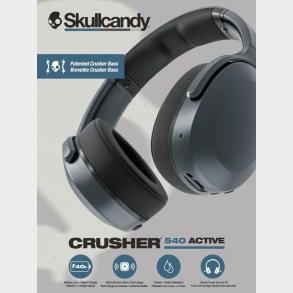 Skullcandy - Crusher 540 Active Over-ear - Black Coal
