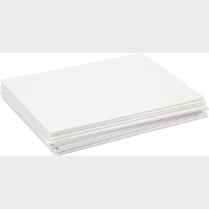 Skumkarton - A4 - 3 Mm - Hvid - 10 Ark