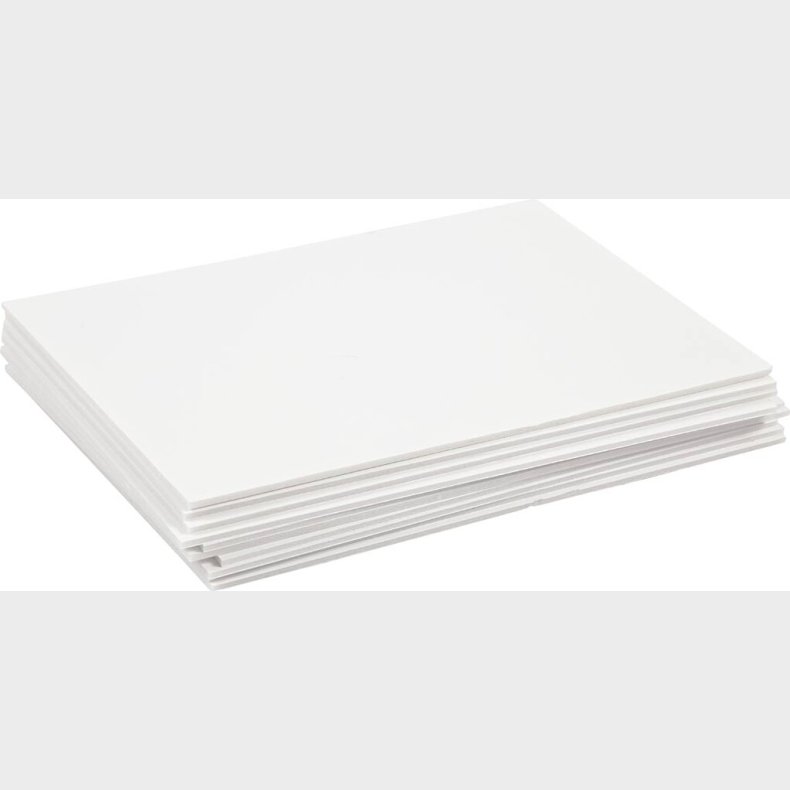 Skumkarton - A4 - 3 Mm - Hvid - 10 Ark