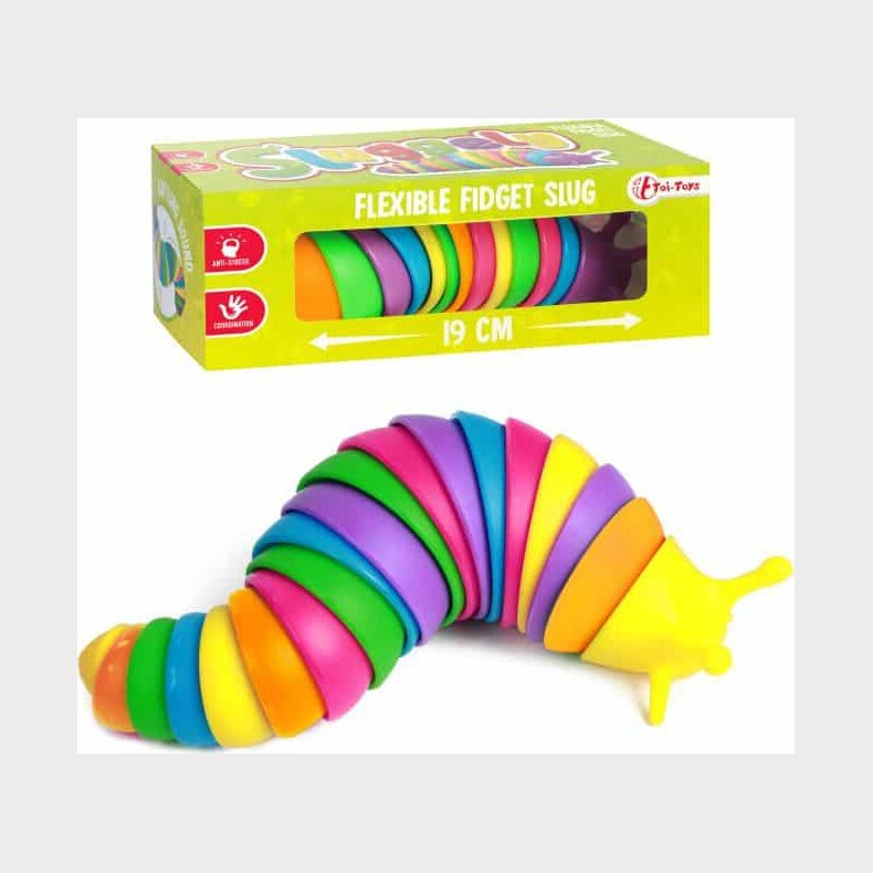 Sluggely - Fleksibel Fidget Snegl