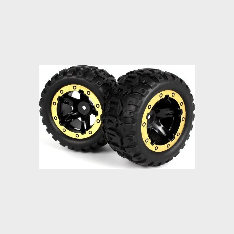 Blackzon - Slyder Mt Hjul Og D�k - Samlet - Sort Guld - 540087