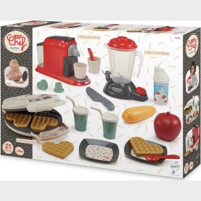 Legemad St I Plastik - 21 Dele - Ecoiffier 100% Chef