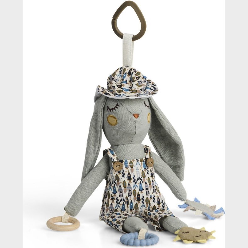 Smallstuff - Aktivitets Kanin Til Autostol, Bl