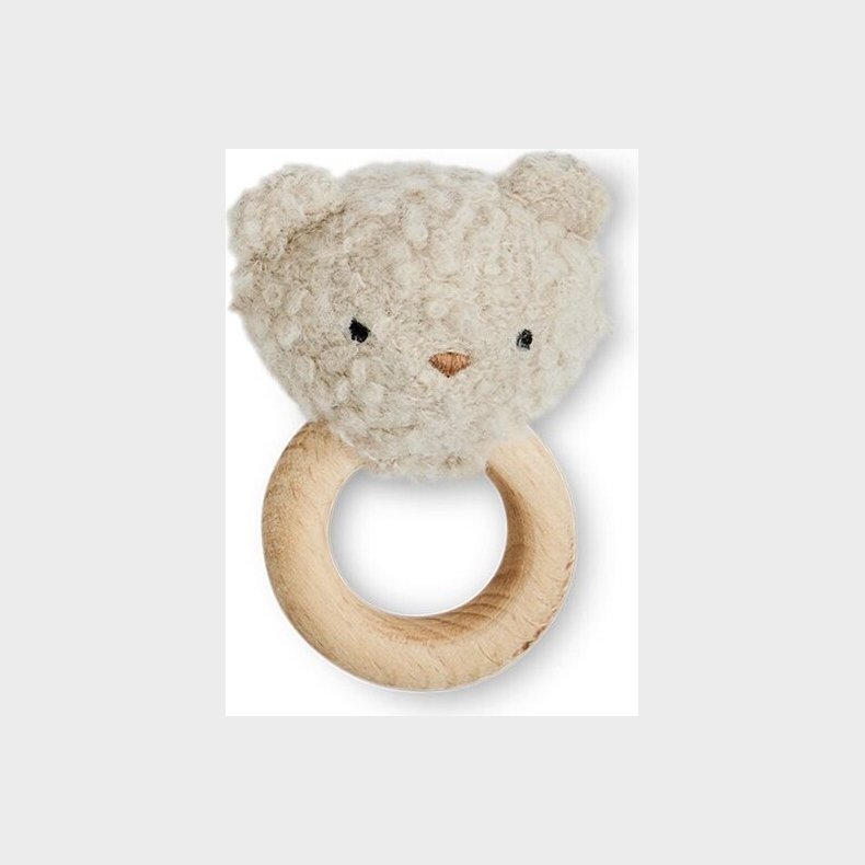 Smallstuff - Rangle, Bamse, Boucl Merino Uld, Nature - (40008-81)