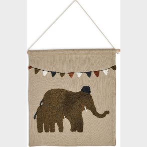 Smallstuff - V�gt�ppe Til B�rn - Elefanter - 37x33 Cm