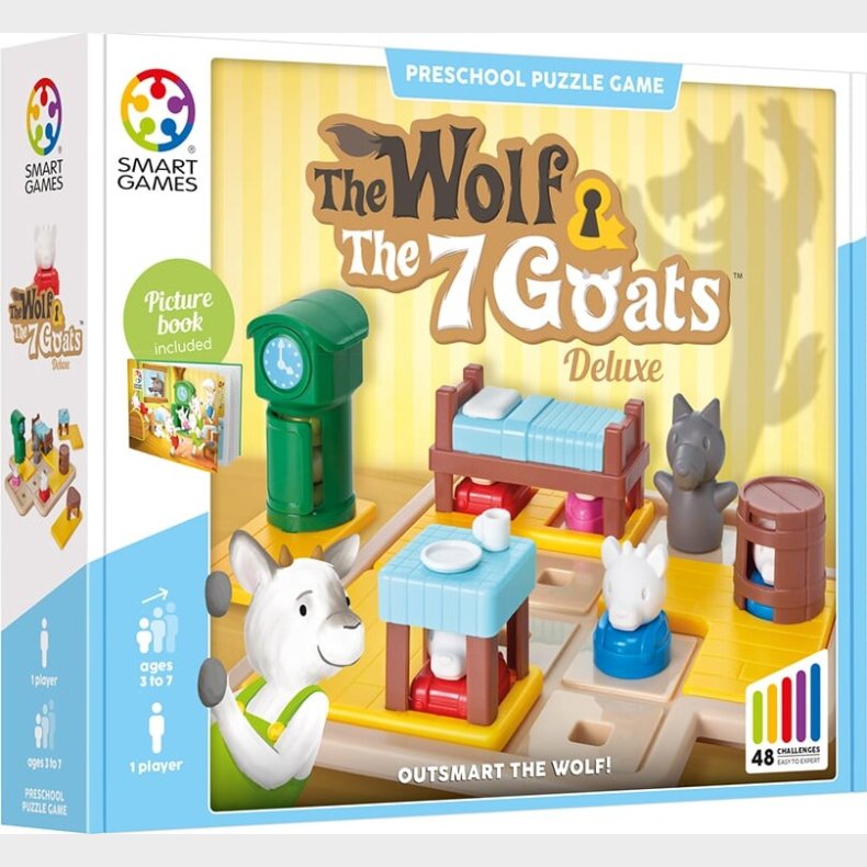 Smartgames: Wolf & The 7 Goats (nordisk)