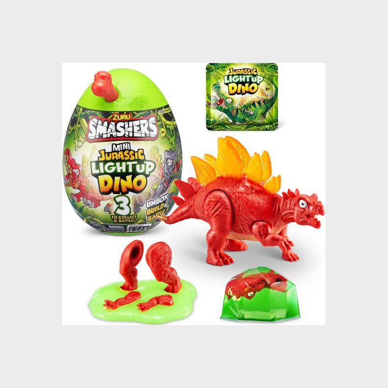 Zuru Smashers - Mini Jurassic Light Up Dino �g - Series 1