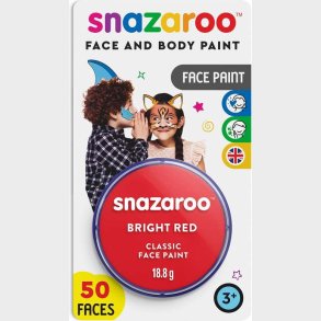 Snazaroo - Ansigtsmaling - R�d - 18 Ml