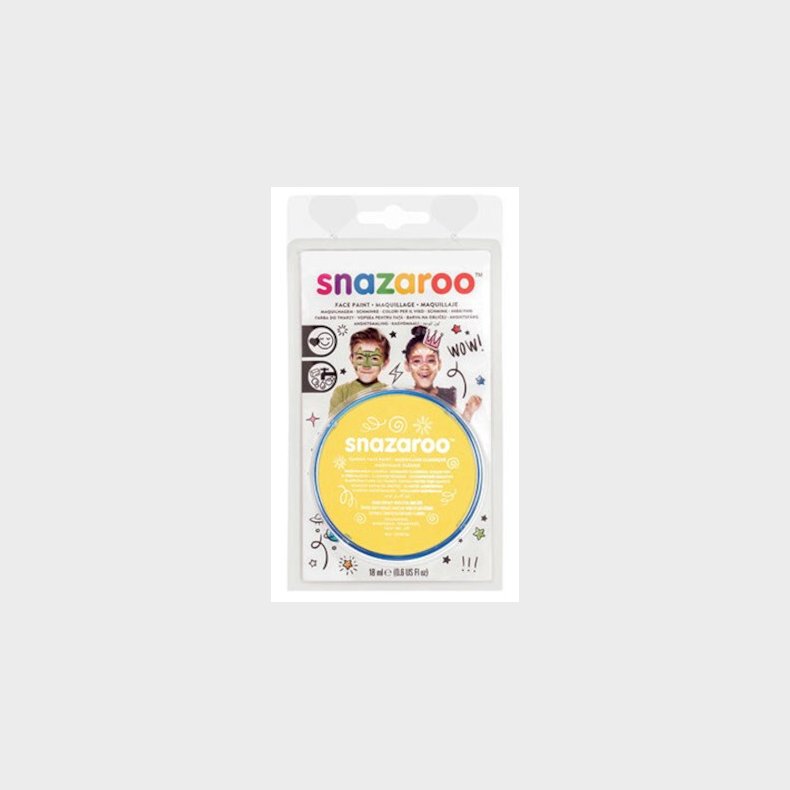 Snazaroo - Ansigtsmaling - Gul - 18 Ml