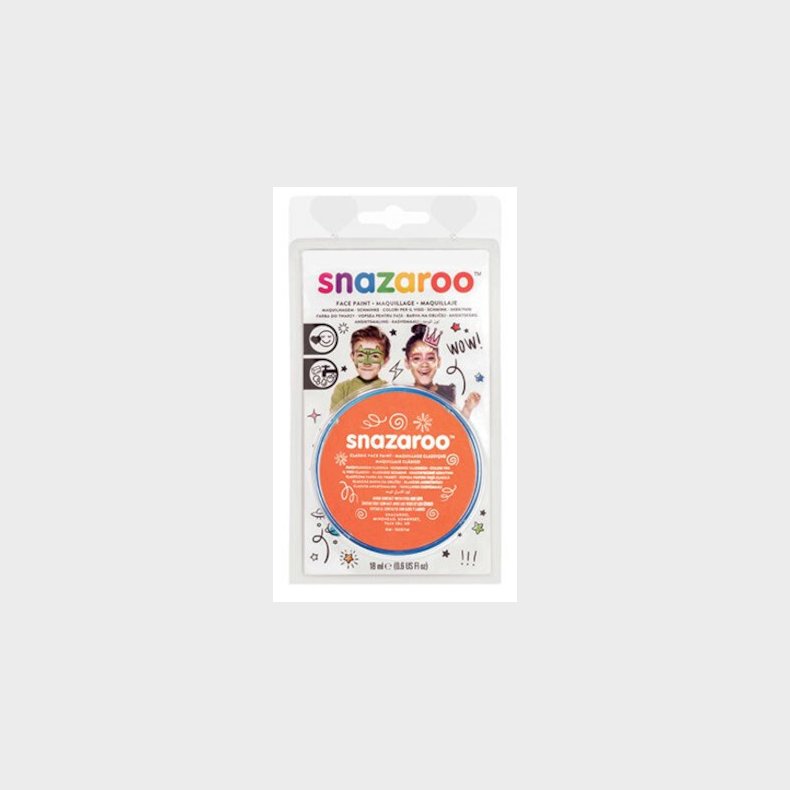 Snazaroo - Ansigtsmaling - Orange - 18 Ml