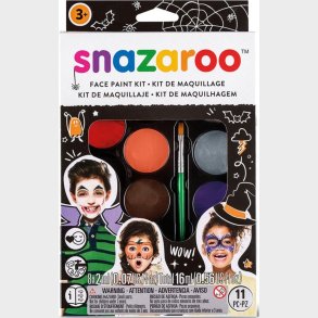 Snazaroo - Ansigtsmaling S�t Til Halloween - 11 Dele
