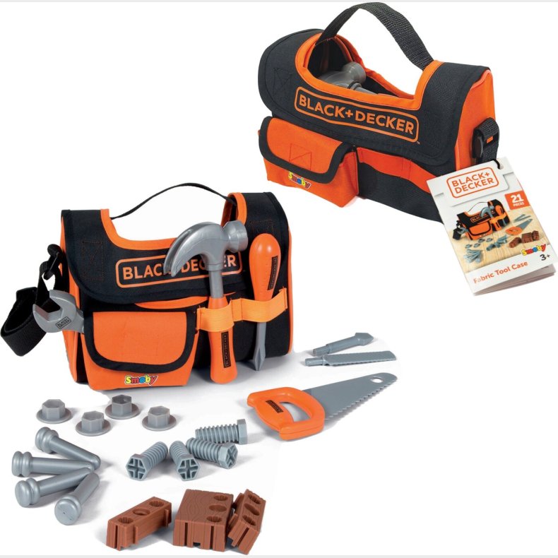 V�rkt�jskasse Til B�rn - Black + Decker - Smoby - 21 Dele