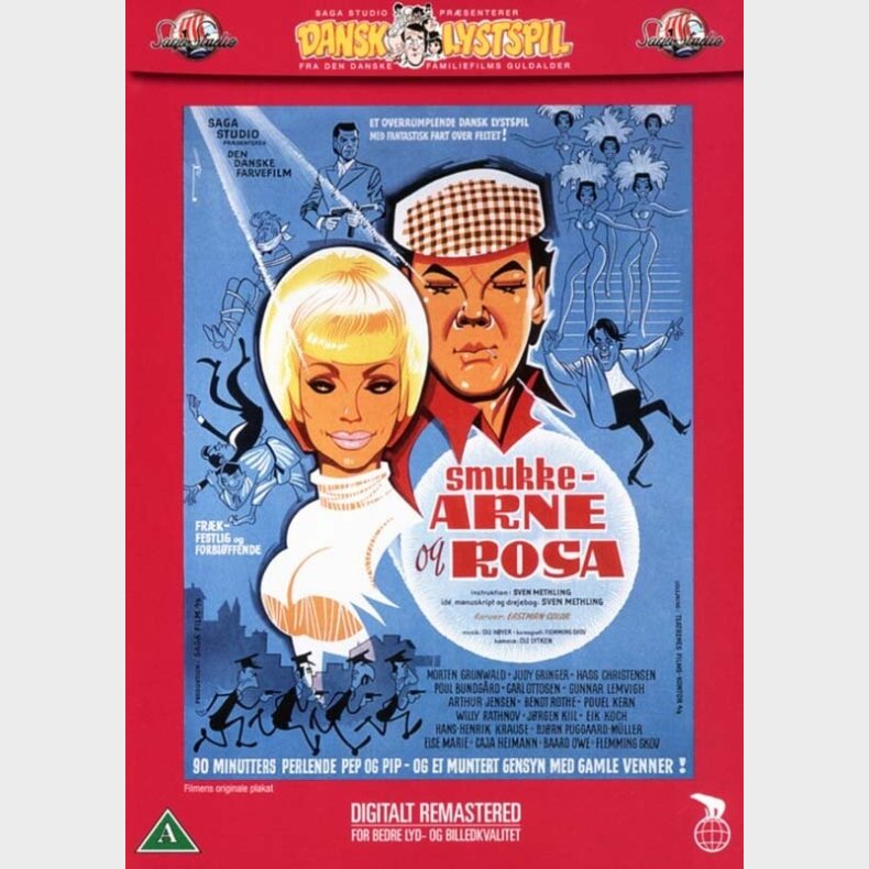 Smukke Arne Og Rosa - DVD - Film
