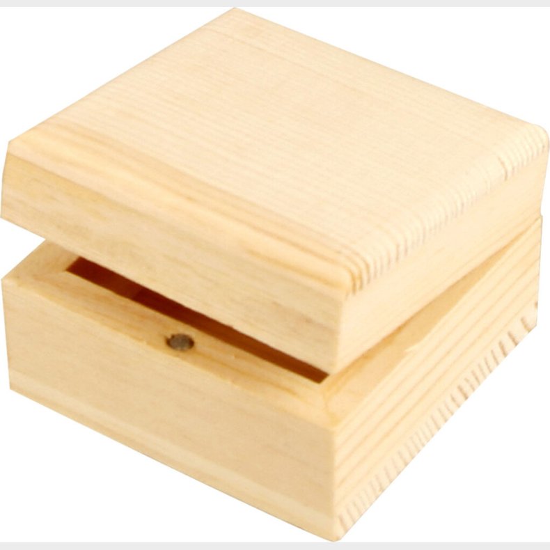 Smykke�ske - Str. 6x6x3,5 Cm - 1 Stk.