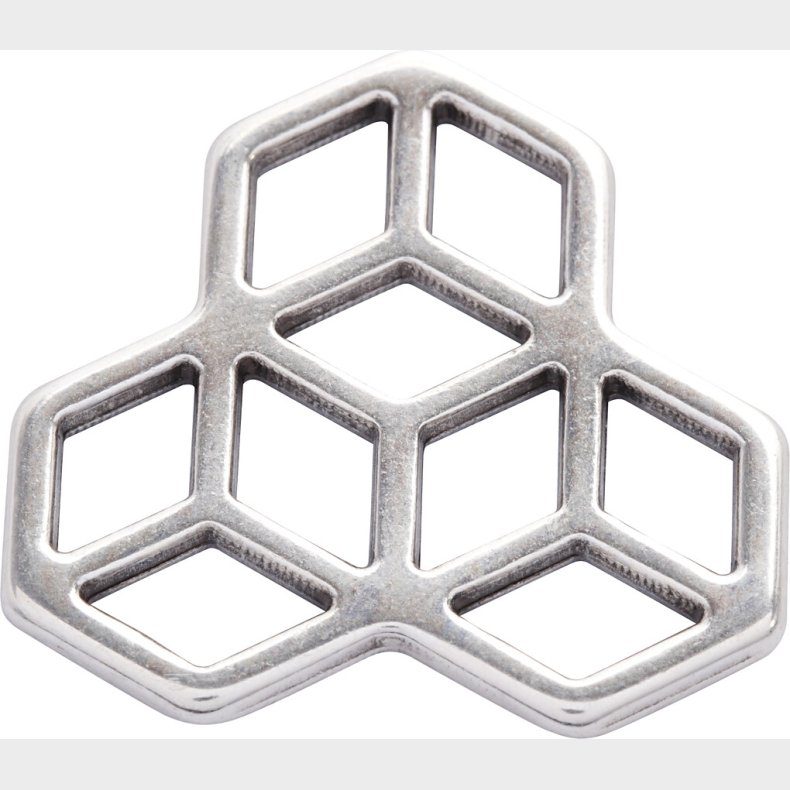 Smykkevedhng -  30 Mm - Forslvet - 1 Stk.