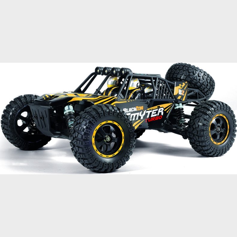 Blackzon - Rc Desert Buggy Bil - Smyter Db Turbo 1/12 4wd 3s - Gul