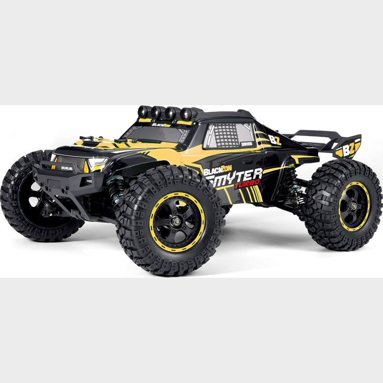 Blackzon - Rc Desert Truck Bil - Smyter Dt Turbo 1/12 4wd 3s - Gul