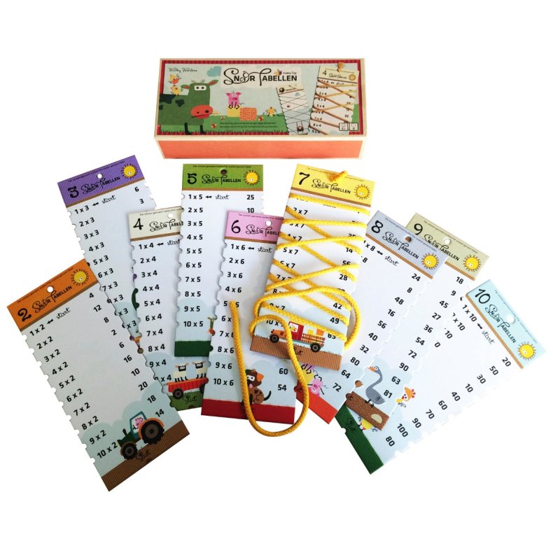 Wacky Wonders | Snr Tabellen - Snrekort til 2-10 tabellerne