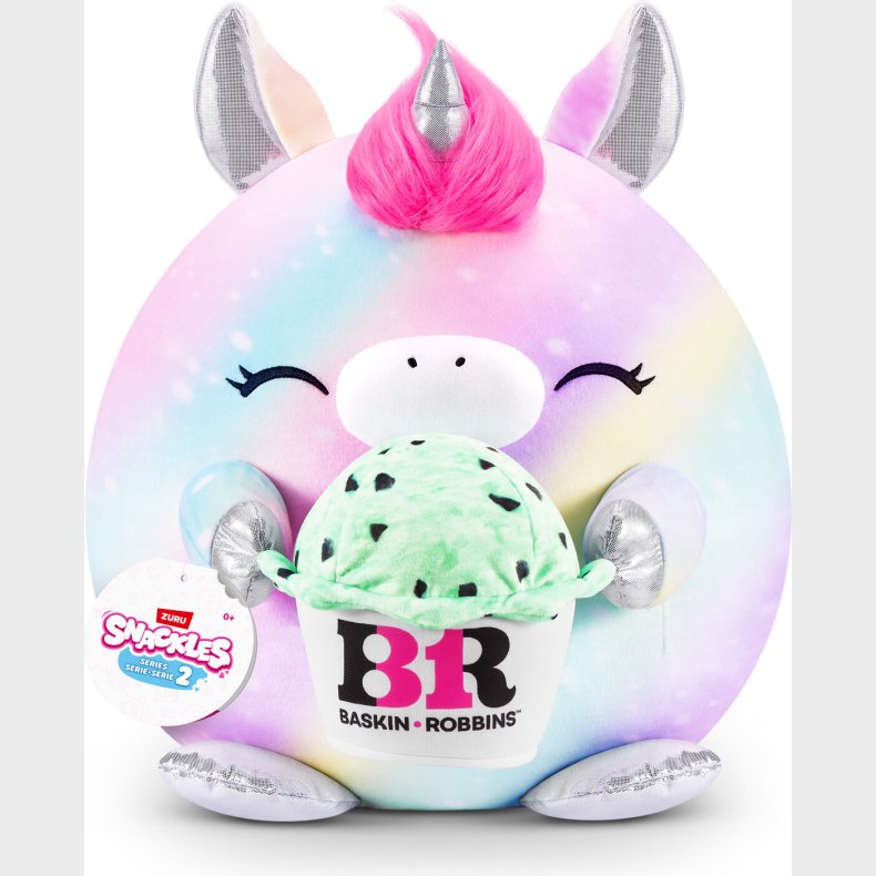 Snackles - Medium Sereis 2, 35cm  Unicorn Baskin Robbins (77573)
