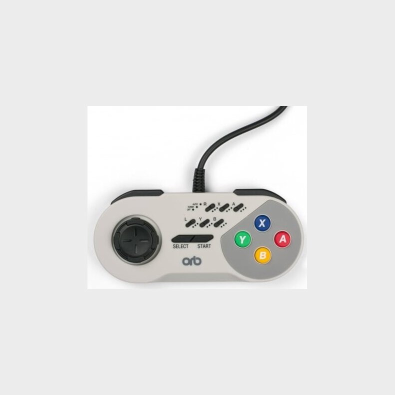 Snes Turbo Controller Med Kabel Fra Orb